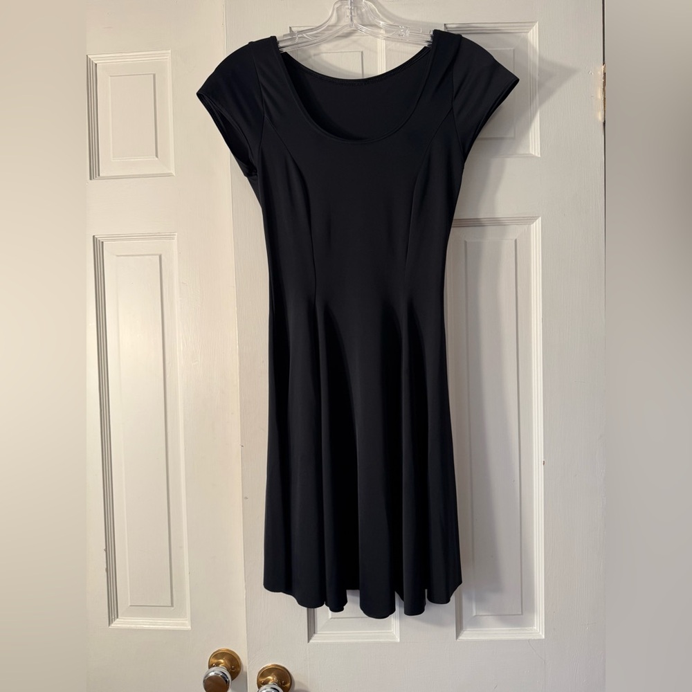 BlackMilk Evil Cheerleader Little Black Dress, Skater Length